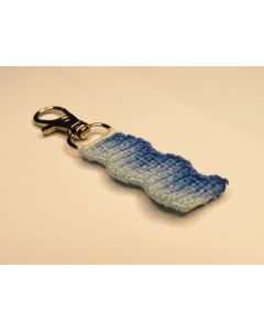 Blue Wave Keychain