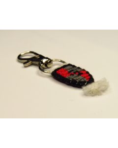 Wizard House Keychain-Red