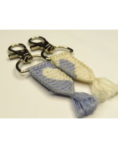 Heart Set Keychain-Blue