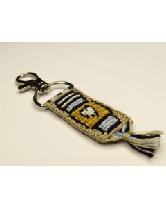 Coffee Cup Keychain-Blue