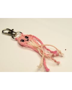 Octopus Keychain-Pink