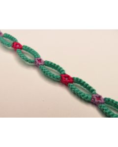 Teal Green Flower Chain