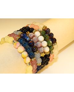 Structured Accent Beaded Bracelet