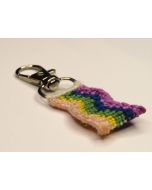 Rainbow Wave Keychain